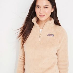 Vineyard Vines Sz L Plush Teddy Shep Shirt in Cappuccino NWT